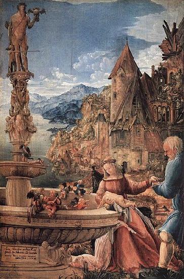 Albrecht Altdorfer Rest on The Flight into Egypt oil painting picture